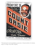 Vintage Count Basie at Philadelphia Earle Theater Poster from www.retrophilly.com