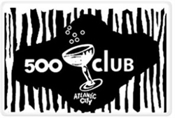 Vintage 500 Club Atlantic City Placemat from www.retrophilly.com