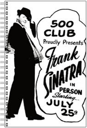 Vintage Frank Sinatra 500 Club Atlantic City Notebook from www.retrophilly.com