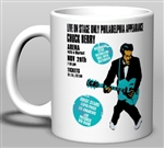 Vintage Chuck Berry at The Philadelphia Arena Mug from www.retrophilly.com