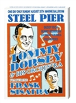 Vintage Frank Sinatra, Tommy Dorsey Steel Pier Poster from www.retrophilly.com