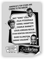 Vintage Philly's Club Harlem Jazz Greats Poster from www.retrophilly.com
