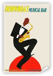 Vintage Philadelphia Showboat Musical Bar Poster from www.retrophilly.com