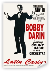 Vintage Bobby Darin Latin Casino Poster from www.retrophilly.com