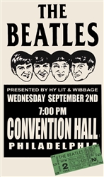 Vintage Beatles 64 Philadelphia Concert Poster from www.retrophilly.com