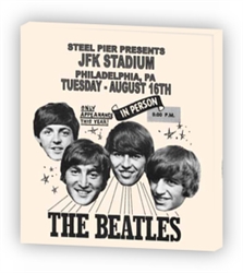Vintage Beatles '66 Philadelphia JFK Concert Poster from www.retrophilly.com