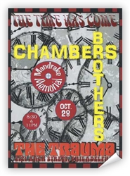 Vintage Chambers Brothers at The Trauma Philadelphia Poster from www.retrophilly.com