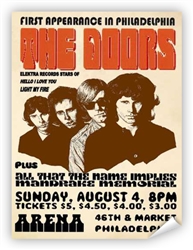 Vintage Doors at Philadelphia Arena '68 Poster from www.retrophilly.com
