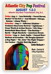 Vintage Atlantic City Pop Festival Poster from www.retrophilly.com
