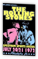 Vintage Rolling Stones at Philadelphia Spectrum Poster from www.retrophilly.com