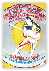Vintage Quaker City Rock Fest Poster from www.retrophilly.com