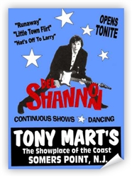 Vintage Del Shannon at Tony Marts Poster from www.retrophilly.com
