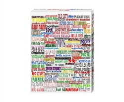 Vintage Neighborhoods of Philadelphia Stretched Canvas Poster from www.retrophilly.com
