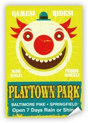 Vintage Playtown Park Baltimore Pike Poster from www.retrophilly.com