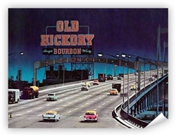 Vintage Old Hickory Walt Whitman Bridge  Poster from www.retrophilly.com