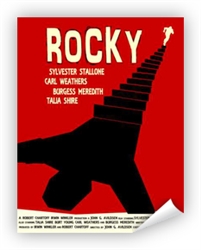 Vintage Rocky Redux Movie Poster Print from www.retrophilly.com