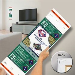 1996 Phillies World Series Mega Ticket Veterans Stadium from RetroPhilly.com