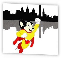 Mighty Mouse Saves Philadelphia Poster from www.retrophilly.com