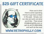 RetroPhilly Gift Certificate from www.retrophilly.com