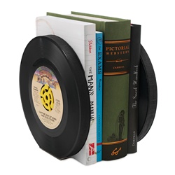 Vintage 45rpm Philly Record Handcrafted Bookends from www.retrophilly.com