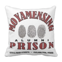 Vintage Moyamensing Prison Philadelphia Throw Pillow from www.retrophilly.com