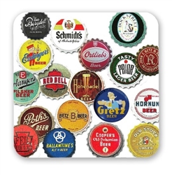 Vintage Philadelphia Beers Coaster Set from RetroPhilly.com