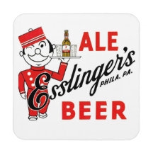 Vintage Esslinger Beer Coaster Set from RetroPhilly.com