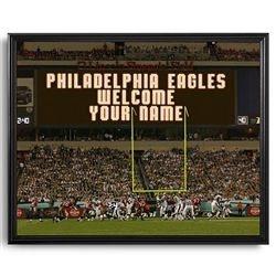 Personalized Philadelphia Eagles Scoreboard from www.retrophilly.com