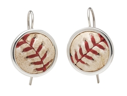 Authentic Phillies Game Used Baseball Earrings from www.retrophilly.com