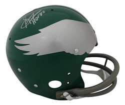 HOF Sonny Jurgensen Autographed Philadelphia Eagles Helmet from www.retrophilly.com