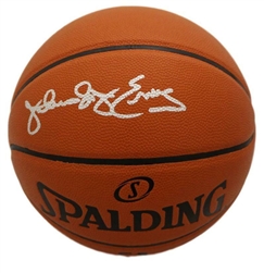 HOF 76ers Julius Dr J Erving Autographed Basketball from www.retrophilly.com