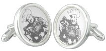 Vintage Sally Starr WFIL-TV Sterling Silver Cufflinks from www.retrophilly.com