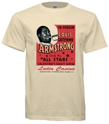 Vintage Louis Armstrong at Philadelphia Latin Casino Tee from www.retrophilly.com