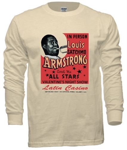 Vintage Louis Armstrong at Philadelphia Latin Casino Tee