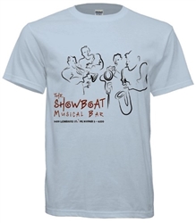 Vintage legendary Showboat Musical Bar Philadelphia t-shirt from www.retrophilly.com
