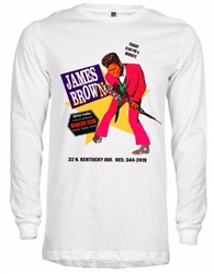 James Brown At Club Harlem Atlantic City T-Shirt from www.retrophilly.com