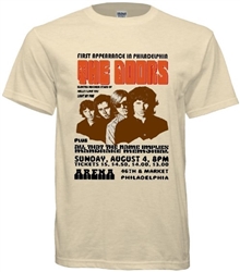 Vintage Doors Philadelphia Arena '68 concert T-Shirt from www.retrophilly.com