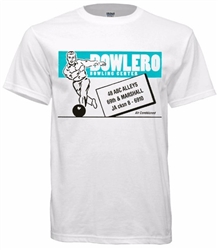 Bowlero Vintage 1950s Philadelphia Upper Darby Bowling Alley t-shirt from www.retrophilly.com
