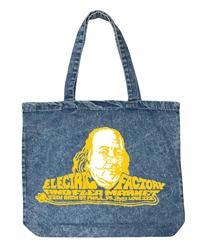Electric Factory Denim Ben Head Tote Bag from www.retrophilly.com