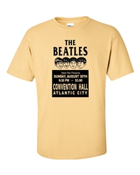 Vintage Beatles Live in Atlantic City 1964 Tee from www.retrophilly.com