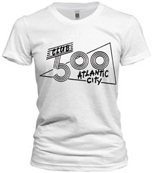 Vintage 500 Club Atlantic City nightclub t-shirt from www.retrophilly.com