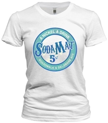 Vintage Atlantic City Boardwalk Sodamat T-Shirt www.retrophilly.com