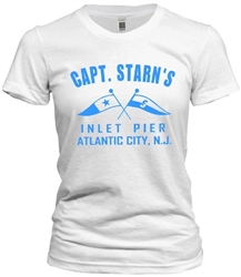 Vintage Captain Starn's famous Atlantic City restaurant and pier t-shirt from www.retrophilly.com