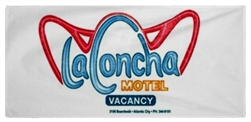 Vintage LaConcha Motel Atlantic City Beach Towel from www.retrophilly.com