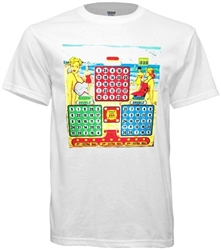 Vintage Bally's 1952 Atlantic City Pinball Glass Tee from www.retrophilly.com