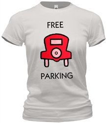 Vintage Atlantic City Monopoly Free Parking  Tee from www.retrophilly.com