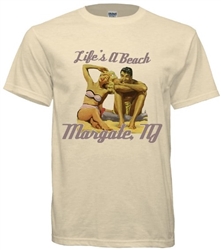Vintage Life's a Beach at Margate City New Jersey Tee from www.retrophilly.com