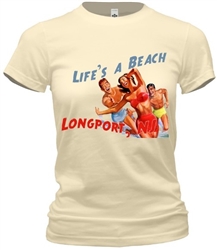 Vintage Life's a Beach at Longport, New Jersey Tee from www.retrophilly.com