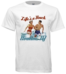 Vintage Life's a Beach at Avalon, New Jersey Tee from www.retrophilly.com