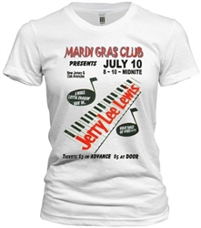 Vintage Jerry Lee Lewis Mardi Gras Club Wildwood T-Shirt from www.retrophilly.com